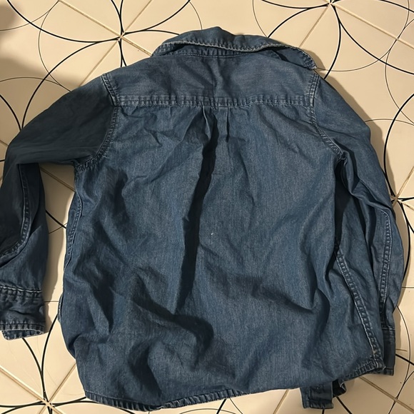 Janie and Jack size 3 boys denim collared shirt - Picture 3 of 3